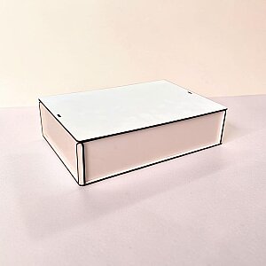 26x18 MDF Renkli Kutu - BEYAZ