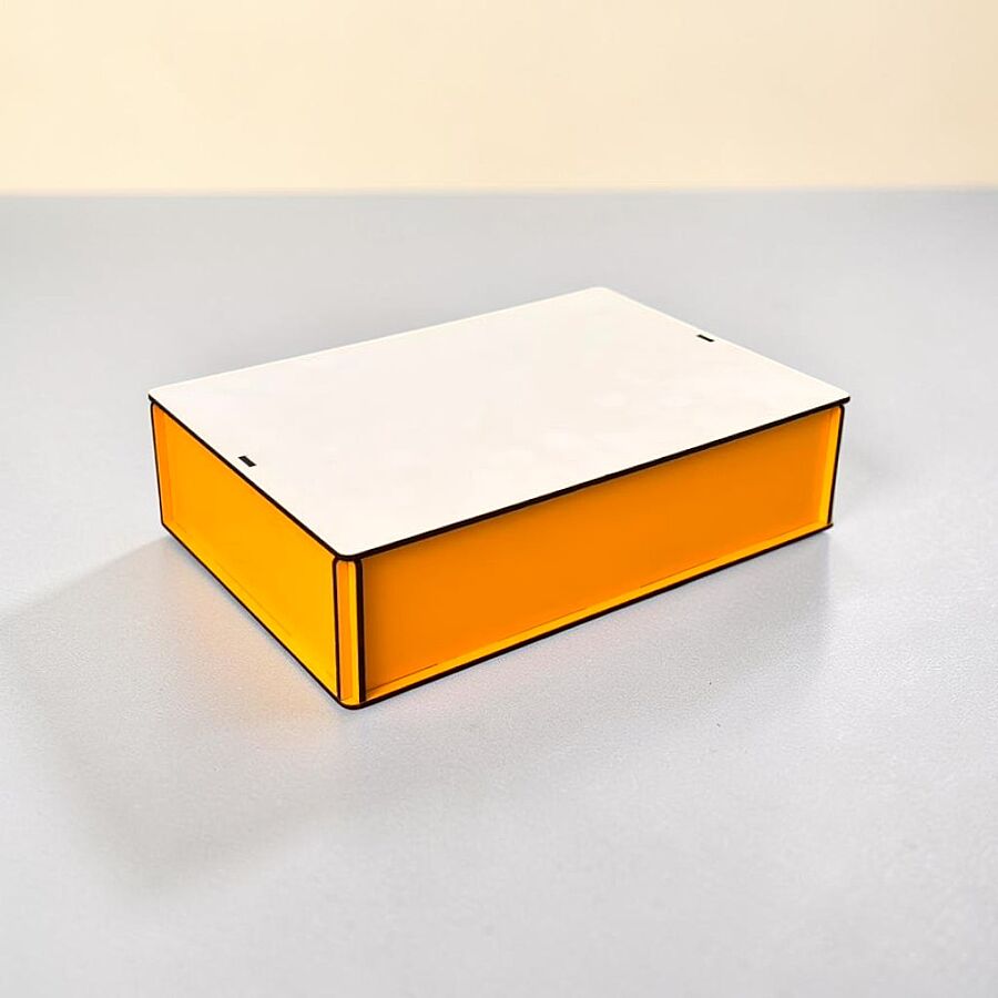 26x18 MDF Renkli Kutu - TURUNCU - 1