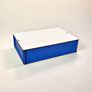 26x18 MDF Renkli Kutu - MAVİ