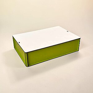 26x18 MDF Renkli Kutu - YEŞİL