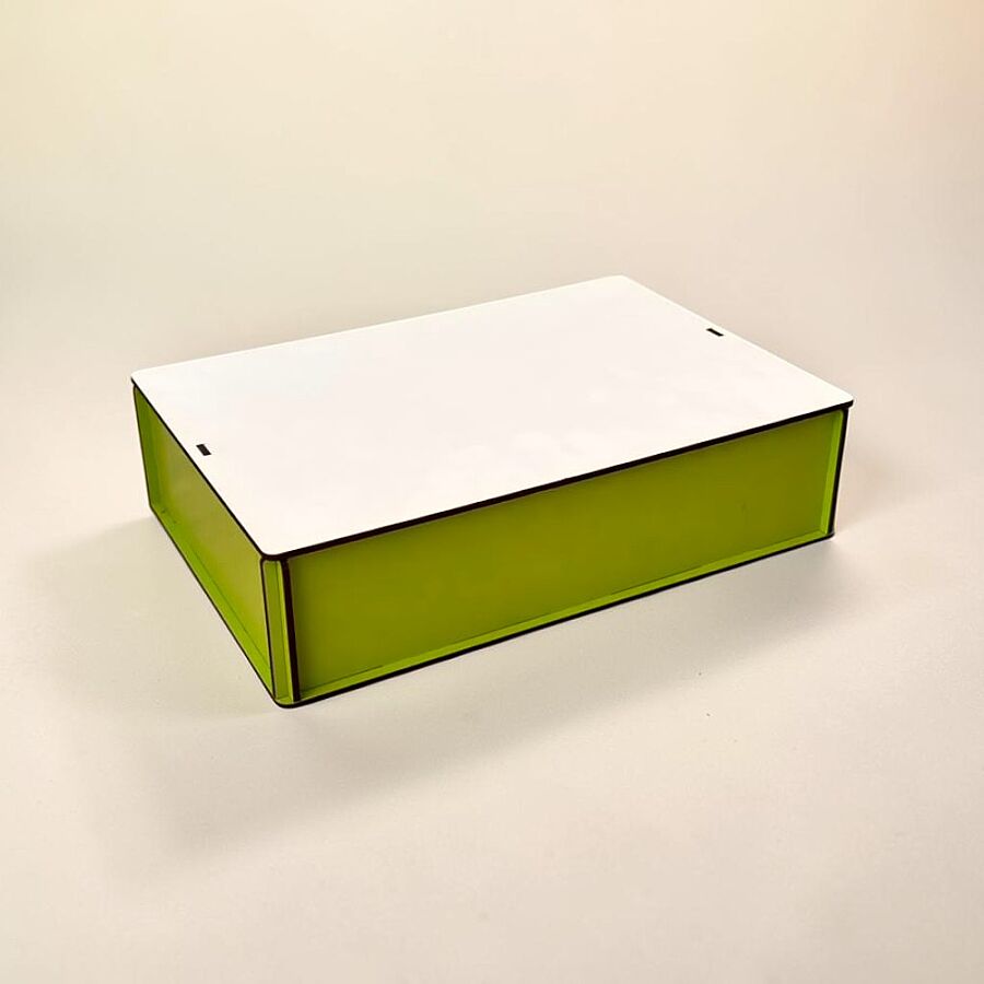 26x18 MDF Renkli Kutu - YEŞİL - 1