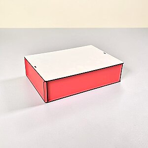 26x18 MDF Renkli Kutu - PEMBE