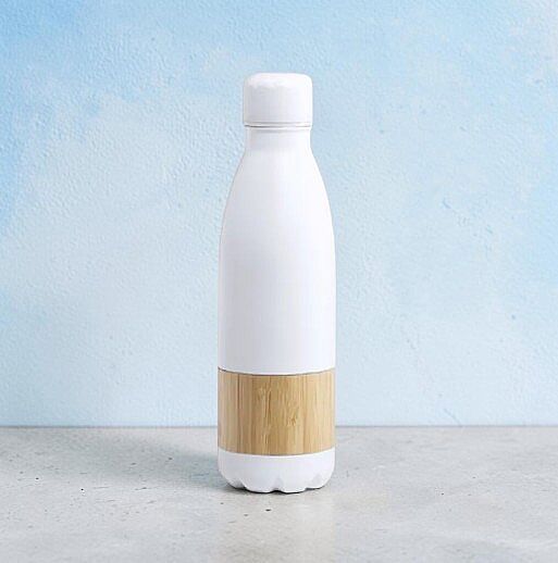 500 ML Çelik Bambu Matara/Termos  - 1
