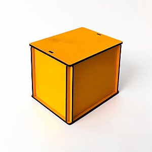 9x12 MDF Renkli Kutu - SARI