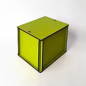 9x12 MDF Renkli Kutu - YEŞİL
