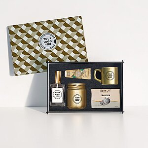 Ahşap Kutulu Hediye Seti - 2618 - 19 GOLD