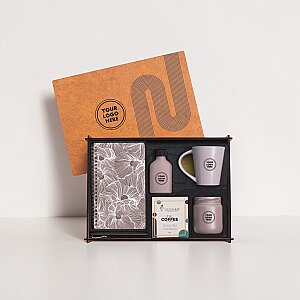 WOODY COLLECTION - Ahşap Kutulu Hediye Seti - 3626- 21 SÜTLÜ KAHVE