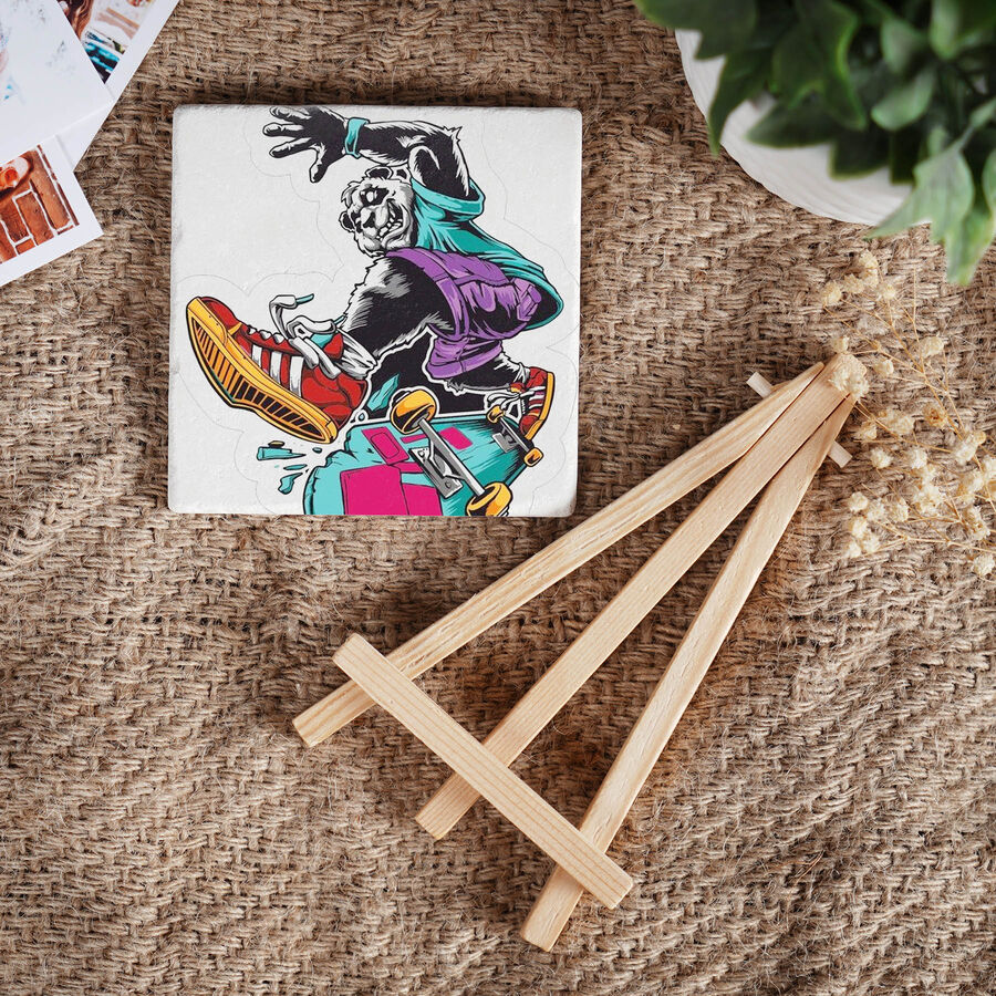  - Ahşap Şovaleli Taş Çerçeve STC-09