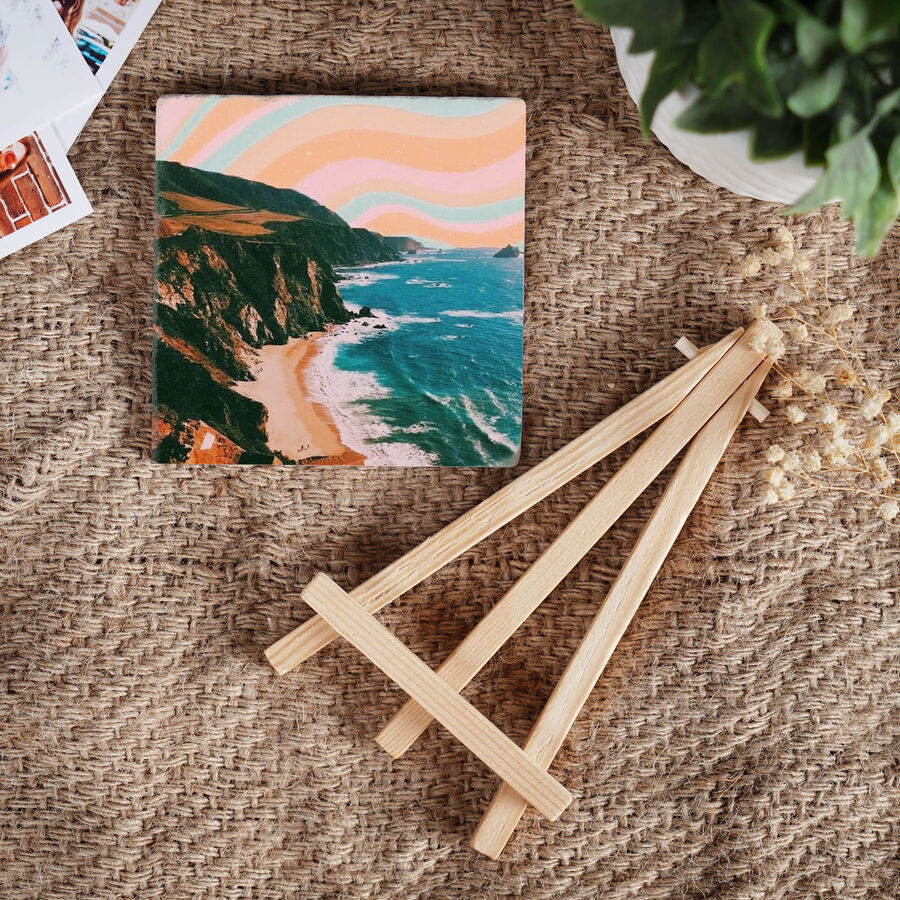  - Ahşap Şovaleli Taş Çerçeve STC-10