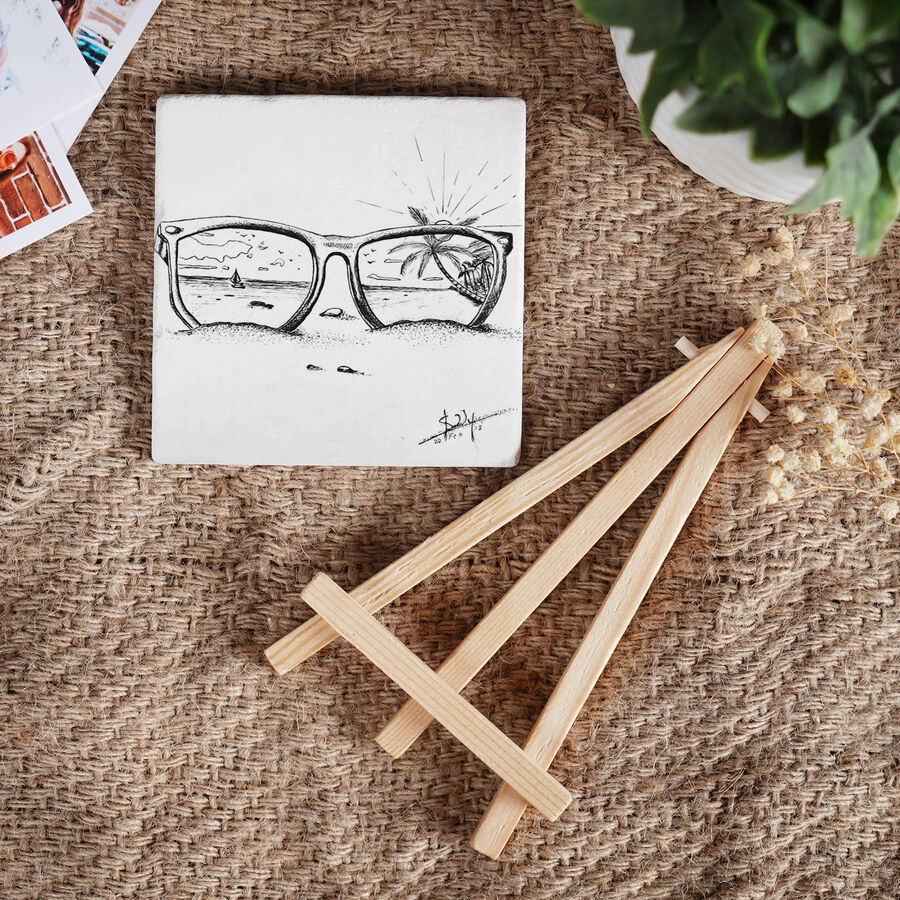  - Ahşap Şovaleli Taş Çerçeve STC-13