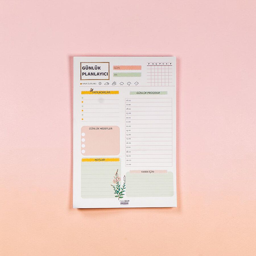 EGRAF - Günlük Planlayıcı Defter 