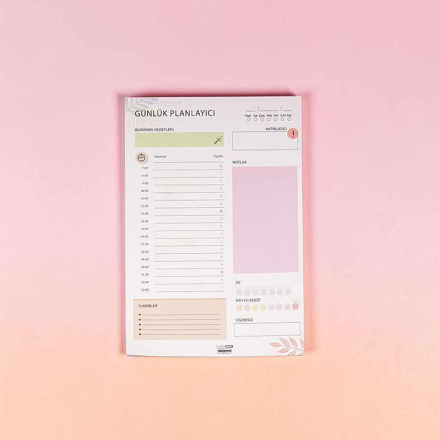 EGRAF - Günlük Planlayıcı Defter 