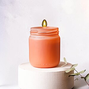 CANDLEAF - CAM KAVANOZ MUM - TURUNCU