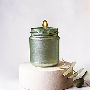 CANDLEAF - CAM KAVANOZ MUM - SİMLİ YEŞİL