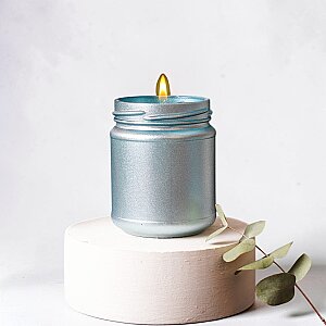 CANDLEAF - CAM KAVANOZ MUM - SİMLİ TURKUAZ