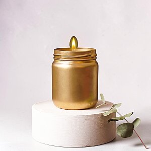 CANDLEAF - CAM KAVANOZ MUM - GOLD