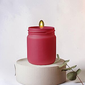 CANDLEAF - CAM KAVANOZ MUM - FUŞYA