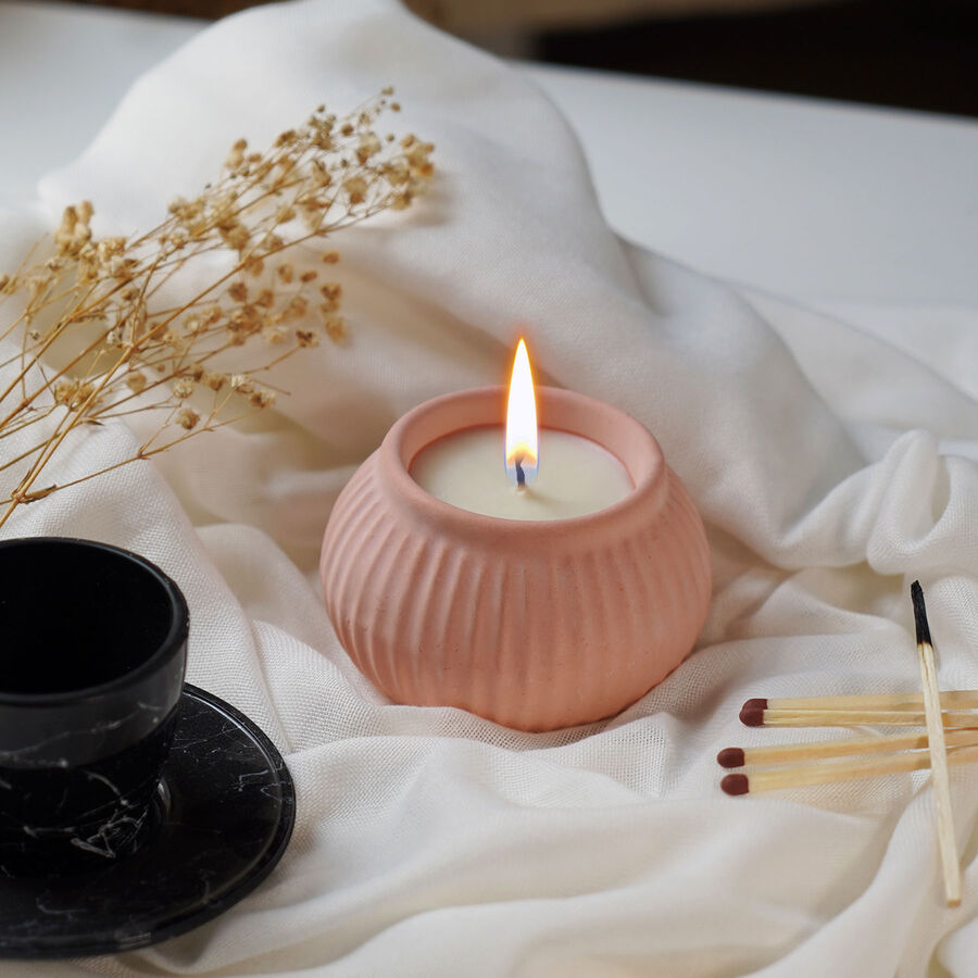  - Candleaf İstanbul Beton Mum - YavruAğzı