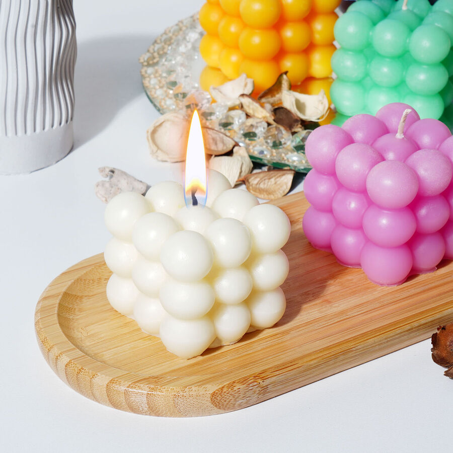  - Candleaf Kare Bubble Mum - Beyaz