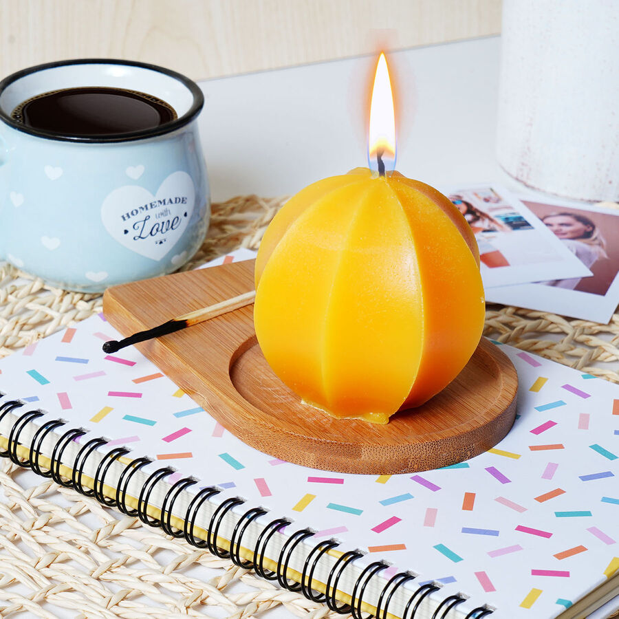 Candleaf Top Kaktüs Mum - Orange - 1