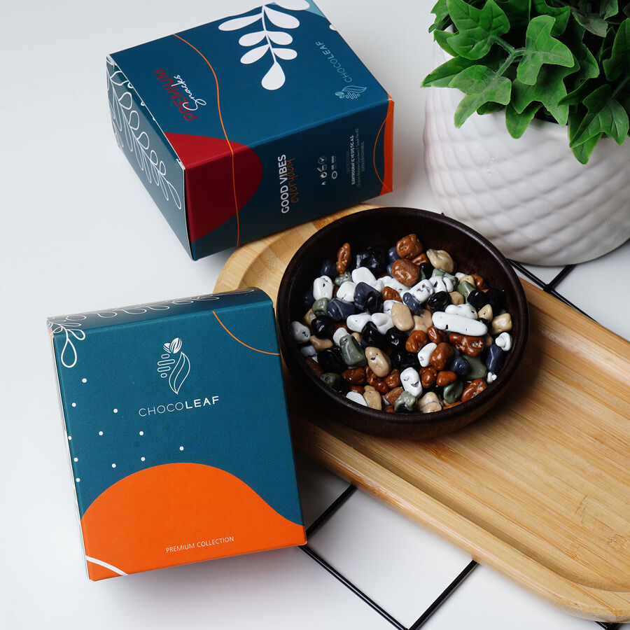 ChocoLeaf Çikolata Özel Kutulu 50gr. - Çakıltaşı - 1