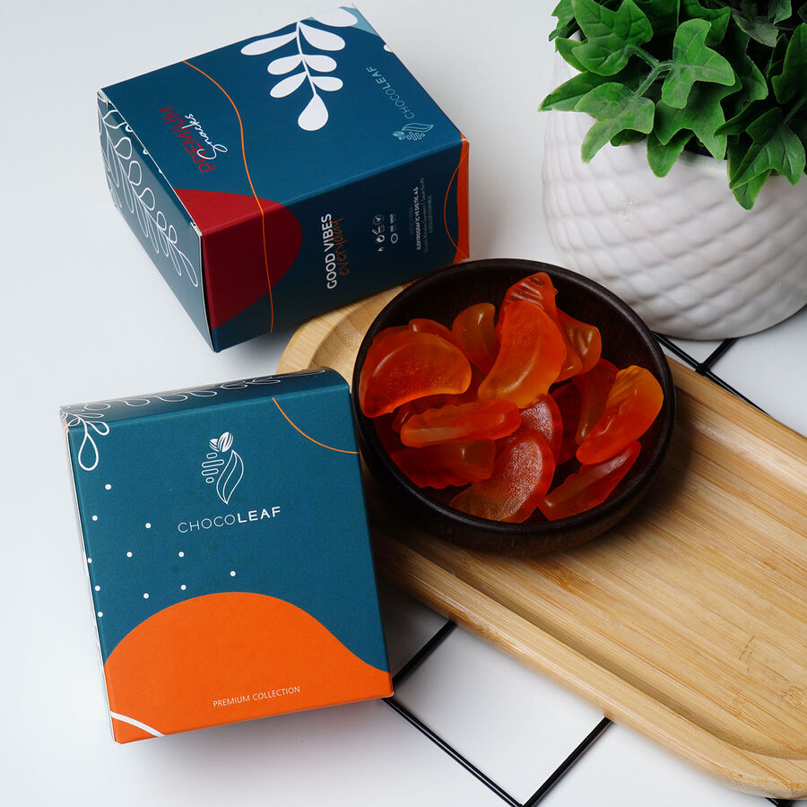  - ChocoLeaf Jelibon Özel Kutulu 50gr. - Portakal Dilimi Jelibon