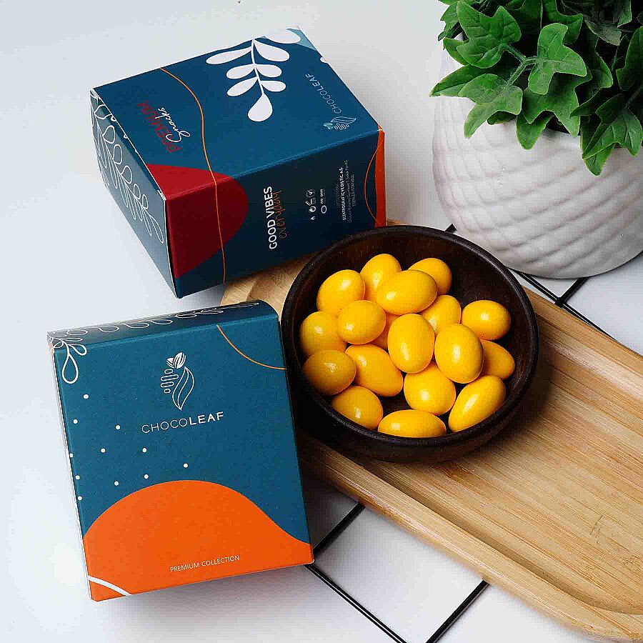CHOCOLEAF - Chocoleaf Kutulu Atıştırmalık - Draje Badem