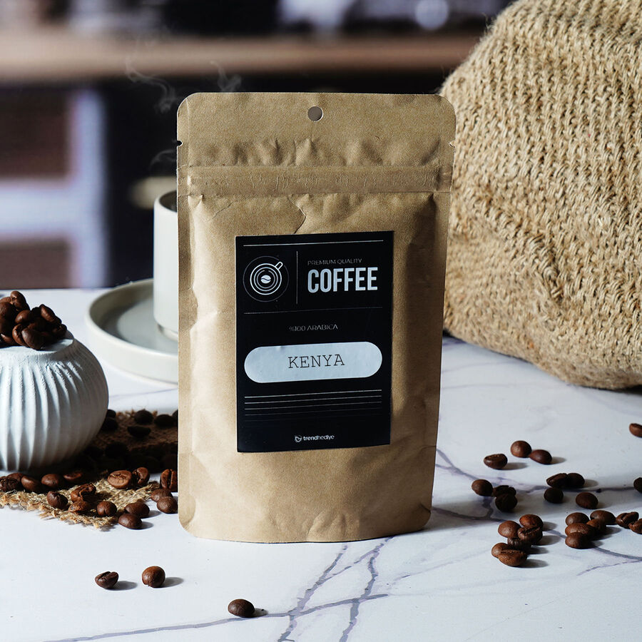 CoffeeLeaf Filtre Kahve Doypack Kraft Paket 50Gr. - Kenya - 1