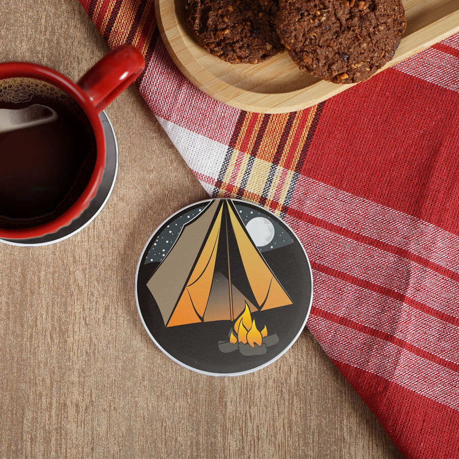  - Dekoratif Metal Bardak Altı MBA14