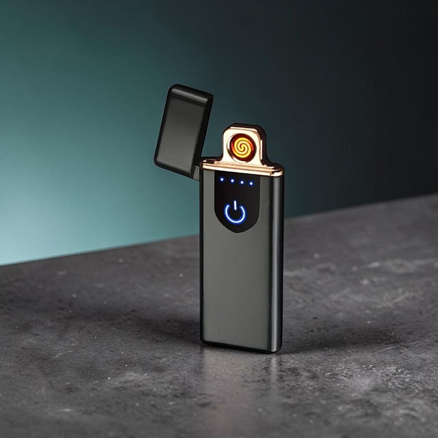 DİJİTAL ÇAKMAK SİYAH USB - 1