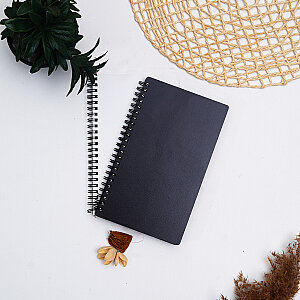 EGRAF - Egraf Ahşap Kapaklı Defter (Mdf) 13x21cm- SİYAH