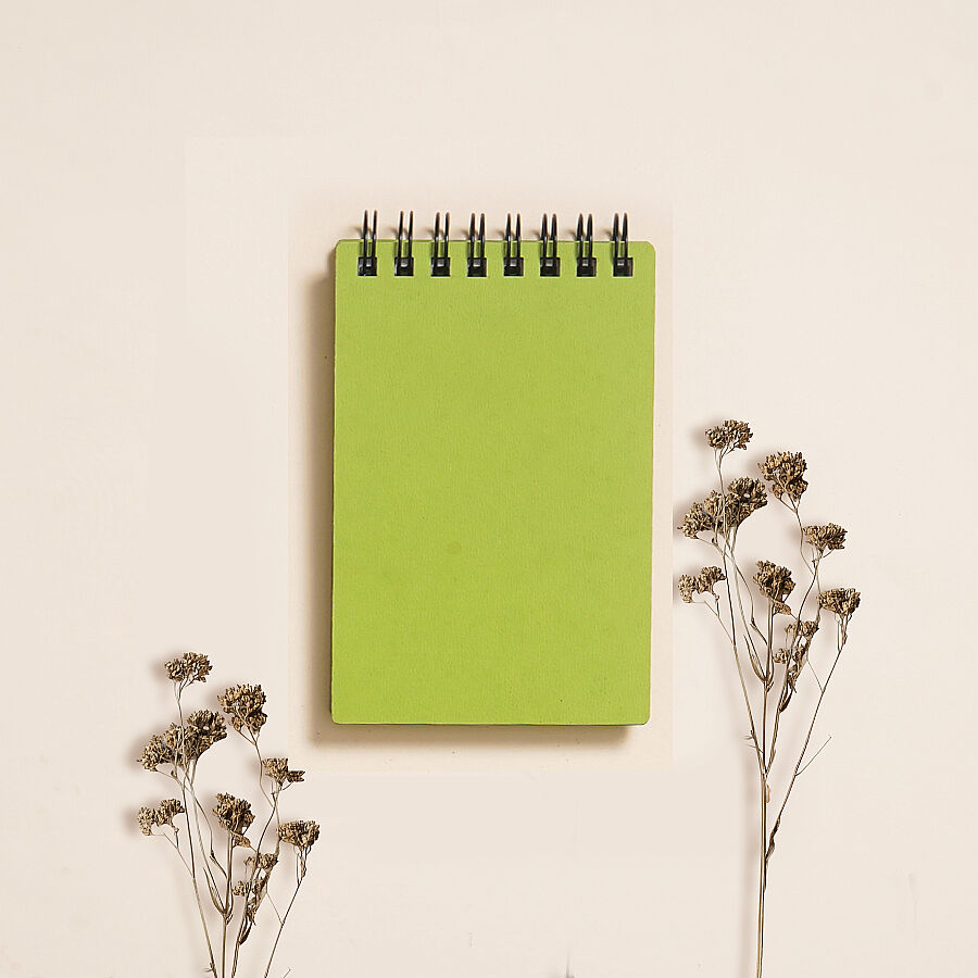 EGRAF - Egraf Ahşap Kapaklı Defter (Mdf) 7,5x11,5cm - YEŞİL