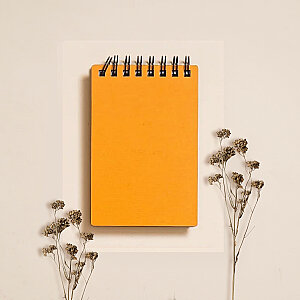 EGRAF - Egraf Ahşap Kapaklı Defter (Mdf) 7,5x11,5cm - TURUNCU