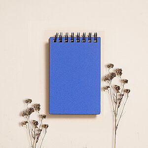 EGRAF - Egraf Ahşap Kapaklı Defter (Mdf) 7,5x11,5cm - MAVİ