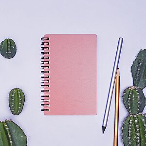 EGRAF - Egraf Ahşap Kapaklı Defter (Mdf) 9x15cm- PEMBE