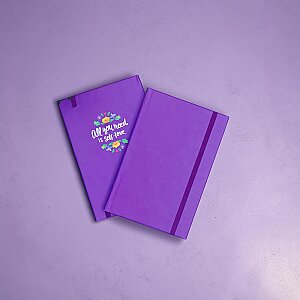 EGRAF - EgrafBook Baskılı Mor Tasarım Defter Egraf-2037