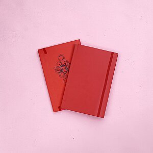 EGRAF - EgrafBook Baskılı Kırmızı Tasarım Defter Egraf-2036