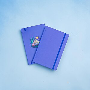 EGRAF - EgrafBook Baskılı Mavi Tasarım Defter Egraf-2030