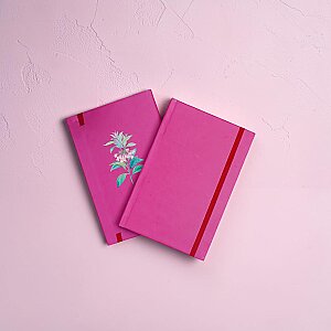 EGRAF - EgrafBook Baskılı Fuşya Tasarım Defter Egraf-2029