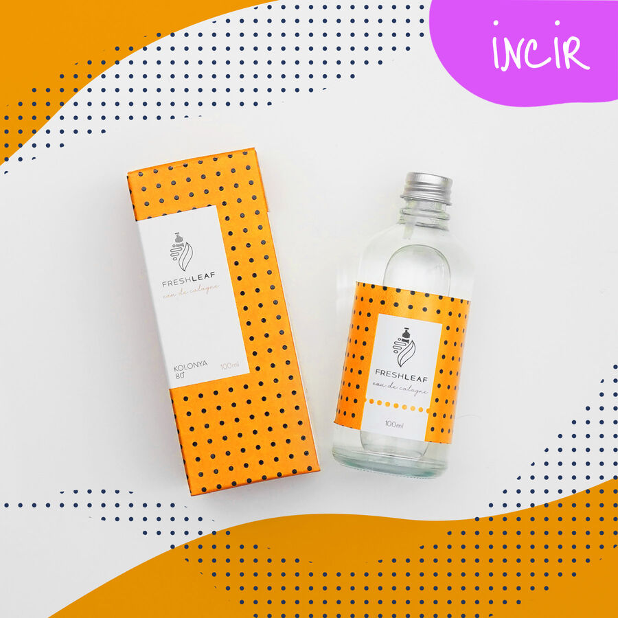  - FreshLeaf İncir Mucizesi Kolonyası 100ML-(Sarı)