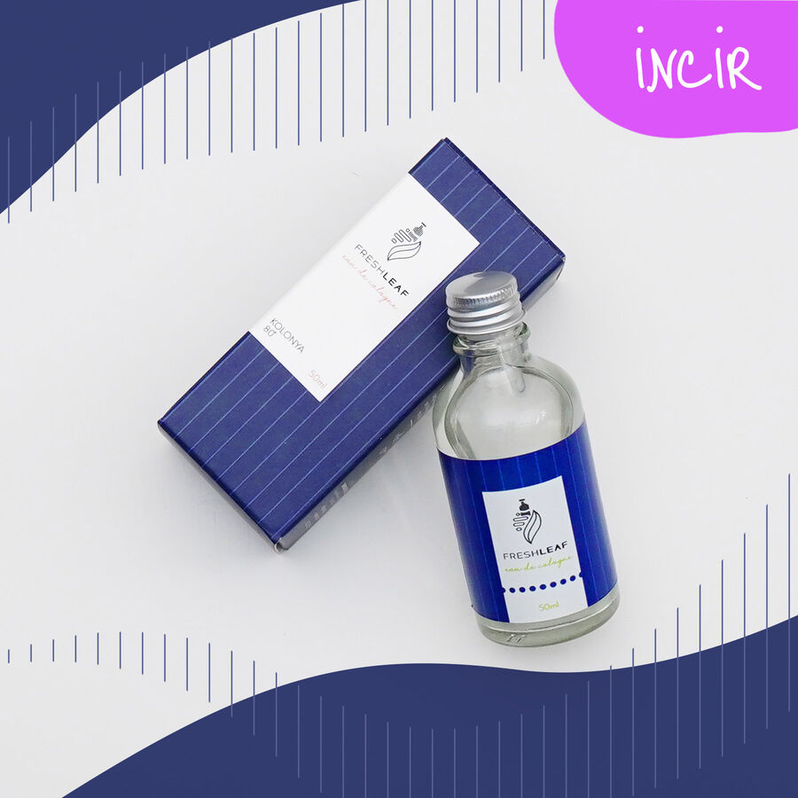  - FreshLeaf İncir Mucizesi Kolonyası 50ML-(Mavi)