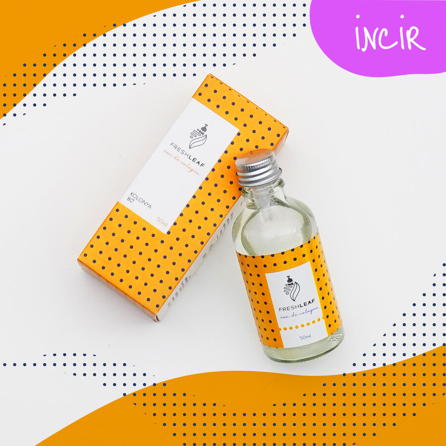  - FreshLeaf İncir Mucizesi Kolonyası 50ML-(Sarı)
