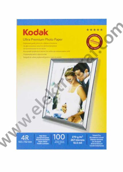 - Kodak Mat 10x15 İnkjet Kağıt 270 gr.
