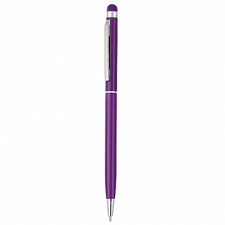 Metal Tükenmez Kalem - Touchpen  Mor - 1