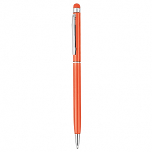 Metal Tükenmez Kalem - Touchpen  Turuncu