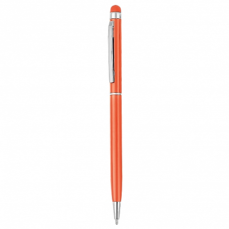 Metal Tükenmez Kalem - Touchpen  Turuncu - 1