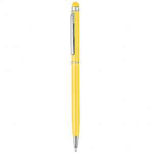 Metal Tükenmez Kalem - Touchpen  Sarı