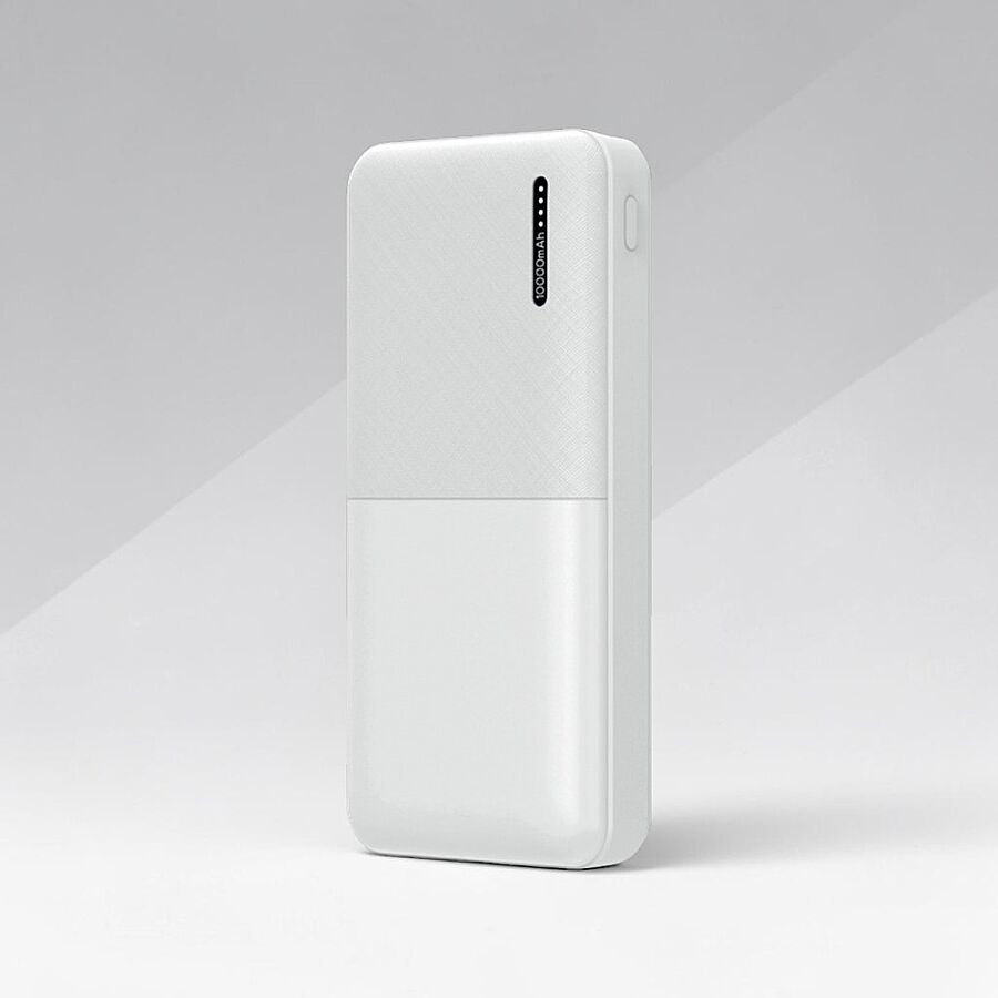 Powerbank 10000 mAh Mobil Şarj Cihazı - Beyaz - 1