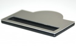 Metal Yaka İsimlik Gümüş 5x7cm - Thumbnail