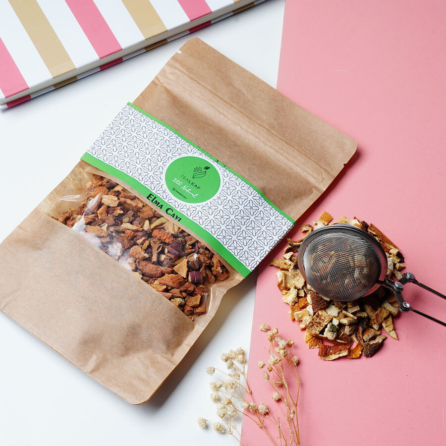 TeaLeaf Bitki Çayı Doypack 100gr. - Elma - 1